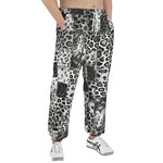 Men's Sweatpants Snow Leopard Patchwork