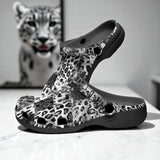 Classic Clogs Snow Leopard Patchwork