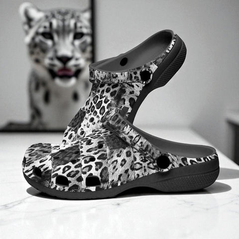 Classic Clogs Snow Leopard Patchwork