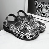 Classic Clogs Snow Leopard Patchwork
