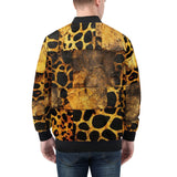 Bomber Jacket Cheetah Patchwork Mosaics