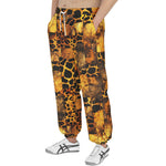 Men's Sweatpants Cheetah Patchwork Mosaics