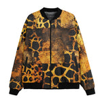 Bomber Jacket Cheetah Patchwork Mosaics