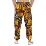 Men's Sweatpants Cheetah Patchwork Mosaics