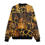 Bomber Jacket Cheetah Patchwork Mosaics