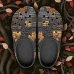 Classic Clogs Alligator Skin Grunge Patchwork Print