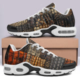 Air Cushion Sneakers Crocodile Skins Patchwork
