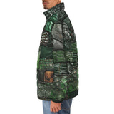 Down-Padded Puffer Jacket Alligator Patchwork