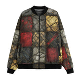 Bomber Jacket Gothic Tiles Pattern