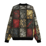 Bomber Jacket Gothic Tiles Pattern