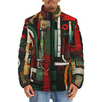 Down-Padded Puffer Jacket Modern Art