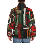 Down-Padded Puffer Jacket Modern Art