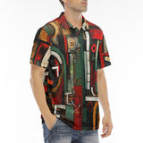 Men's Polo Shirt Modern Art