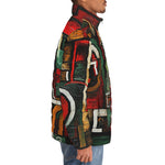 Down-Padded Puffer Jacket Modern Art