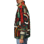 Down-Padded Puffer Jacket Modern Art