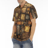 Men's Polo Shirt Steampunk Art