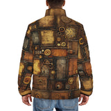 Down-Padded Puffer Jacket Steampunk Art