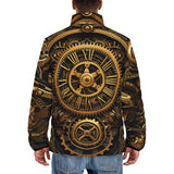 Down-Padded Puffer Jacket Steampunk Art