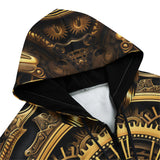 Men's Zip Up Hoodie Steampunk Art