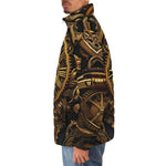 Down-Padded Puffer Jacket Steampunk Art