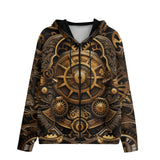 Men's Zip Up Hoodie Steampunk Art