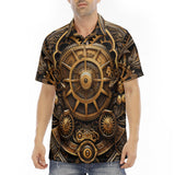 Men's Polo Shirt Steampunk Art