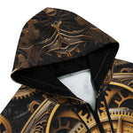 Men's Zip Up Hoodie Steampunk Art