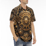 Men's Polo Shirt Steampunk Art