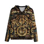 Men's Zip Up Hoodie Steampunk Art