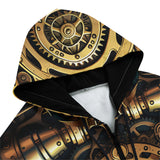 Men's Zip Up Hoodie Steampunk Art