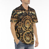 Men's Polo Shirt Steampunk Art