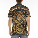 Men's Polo Shirt Steampunk Art