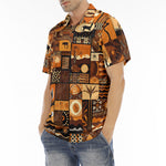 Men's Polo Shirt African Art Pattern