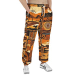 Men's Sweatpants African Art Pattern