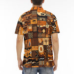 Men's Polo Shirt African Art Pattern