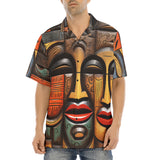 Hawaiian Shirt Tribal Wooden Art