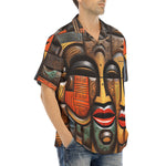 Hawaiian Shirt Tribal Wooden Art