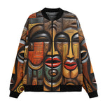 Bomber Jacket Tribal Wooden Art