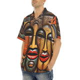 Hawaiian Shirt Tribal Wooden Art