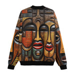 Bomber Jacket Tribal Wooden Art