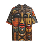 Hawaiian Shirt Tribal Wooden Art