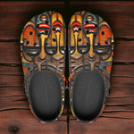Classic Clogs Tribal Wooden Art