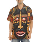 Hawaiian Shirt African Wooden Art