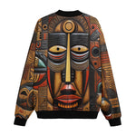 Bomber Jacket African Wooden Art