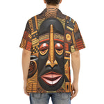 Hawaiian Shirt African Wooden Art