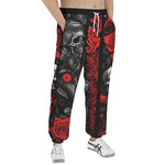 Men's Sweatpants Gothic Skulls and Roses