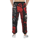 Men's Sweatpants Gothic Skulls and Roses