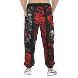 Men's Sweatpants Gothic Skulls and Roses