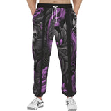 Men's Sweatpants Flowers and Skulls Gothic Style