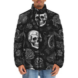Down-Padded Puffer Jacket Gothic Style